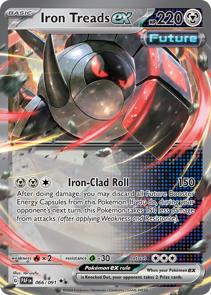 Paldean Fates Iron Treads EX #66/91